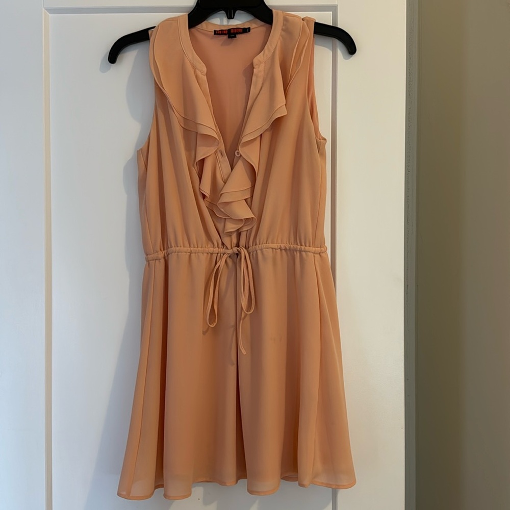 Women’s peach dress